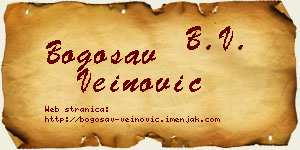 Bogosav Veinović vizit kartica